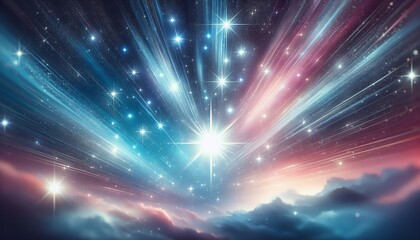 It is a vibrant explosion of color and light that evokes the boundless wonder of the imagination.
