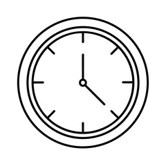clock isolated on white