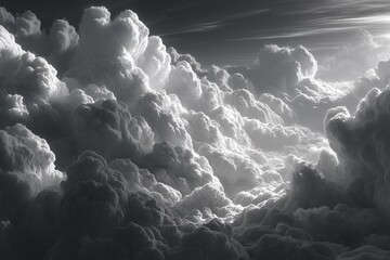Grey cloud light gradient bright light texture background