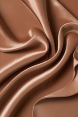 silk soft fabric color Mocha Mousse