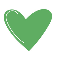 Doodle Simple Heart Shape Icon. Wedding Party Simple Decoration. Romantic Lovely Symbol Silhouette Isolated on background. Birthday Party Decoration. Bridal Greeting Card Invitation