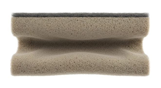 Wrinkled cleaning sponge buy professional whiteboard eraser cleaner felt cleaning tool for classroom office school supplies on a transparent background