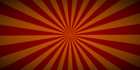Background with retro rays. Vintage backdrop, boom, comic, circus pattern. Cartoon pop art template. Vector illustration