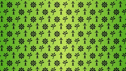 Vector seamless Ayurveda pattern 