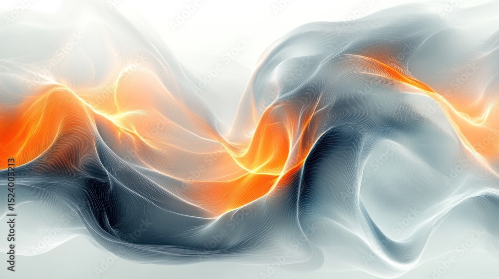 Poster abstract fluid motion design background