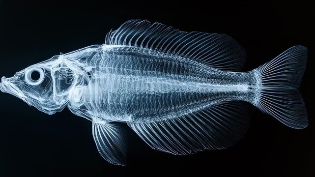 Fish X-Ray Animation: Revealing the Intricate Skeletal Structure in Stunning Detail