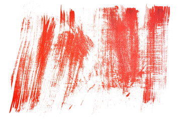 Red scratch marks isolated on white background ideal for spooky or wild themed visuals