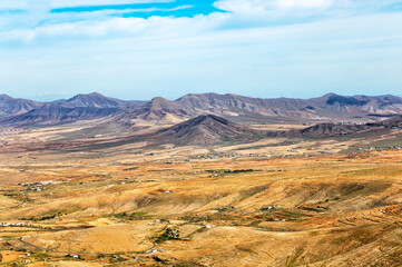 Valle de Santa Ines, Island Fuerteventura, Canary Islands, Spain, Europe.