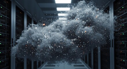 Cloud Computing Data Center Server Room