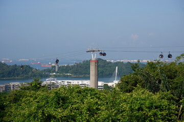 Singapore Cable Car at Mount Faber and Sentosa Island during Summer | May 10, 2025