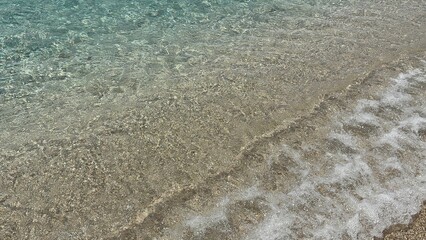 light waves on the sand