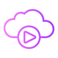 cloud gradient icon