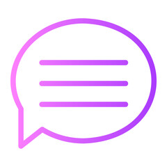 chat gradient icon