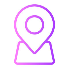 pin gradient icon