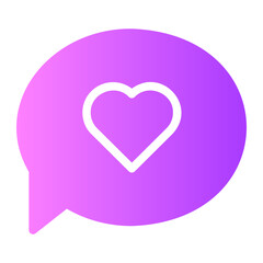 chat gradient icon