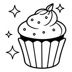 Enchanted Muffin Vector Art