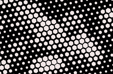 Abstract halftone wave dotted background. Futuristic twisted grunge pattern, dot, circles.  Vector modern optical pop art texture for posters, business cards, cover, labels mock-up, stickers layout.