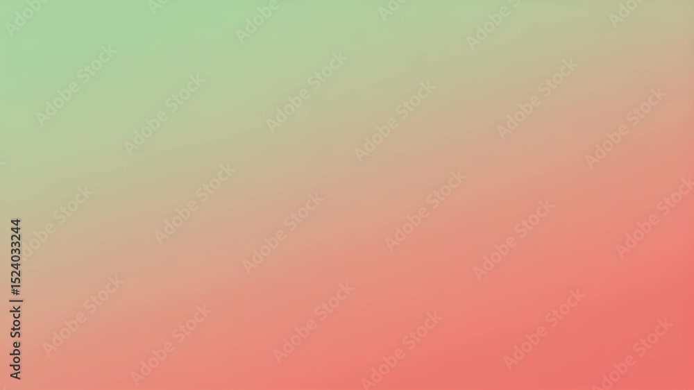 Aufkleber delicate gradient background with light pastel tones of green and pink abstract texture with subtle 