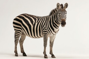 Naklejka premium Striking Patterns The Distinctive Markings and Beauty of the Zebra