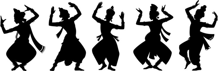 silhouette, dancers, Kandyan, tamil, collection, traditional, costume, headdress, performance, cultural, dynamic, art, black, illustration, movement, heritage, Sri Lanka, visual, ethnic, ancestry, rhy