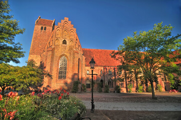 Greyfriars Abbey in Ystad  town and the seat of Ystad Municipality, in Scania County, Sweden.