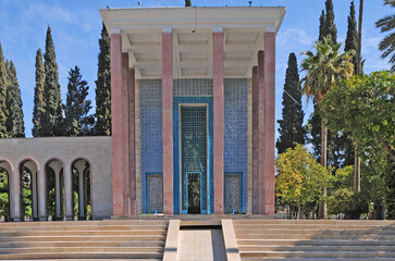  A view of the Saadi Tomb in Shiraz, Iran