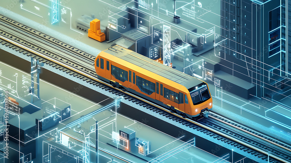 Poster railway and transport infrastructure optimization via predictive twins