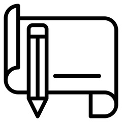 Project icon in vector illustration