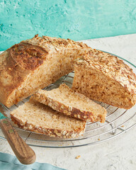Dinkel Porridge Brot