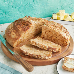 Dinkel Porridge Brot