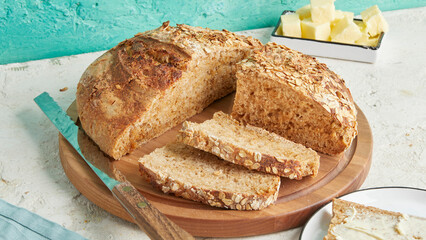 Dinkel Porridge Brot