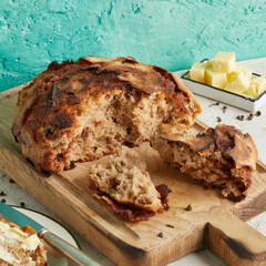 Rosinen Dinkel Brot