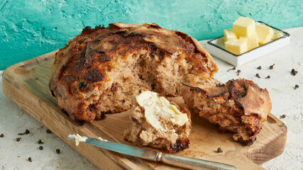 Rosinen Dinkel Brot