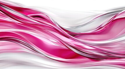   A close-up of a pink and white wave pattern on a white background, with space for text or an image