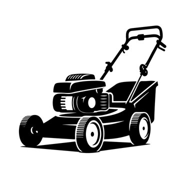 recommend clip art: Lawn Mower Silhouette , Lawn Mower vector