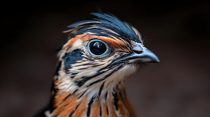 close up of a quail