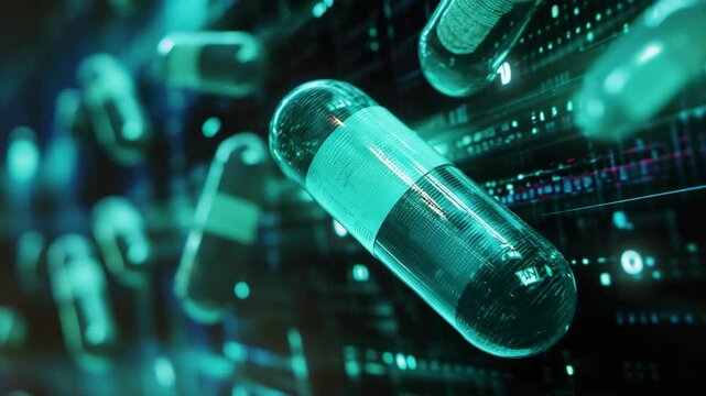 Digital Bottle Design Close-up