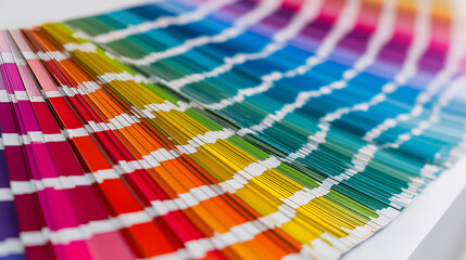 Vibrant sunset gradient from orange to purple, serene and abstract. Nature's breathtaking color symphony.