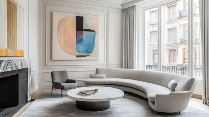 Modern, Elegant Living Room