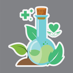 Alternative Medicine illustration vector 
