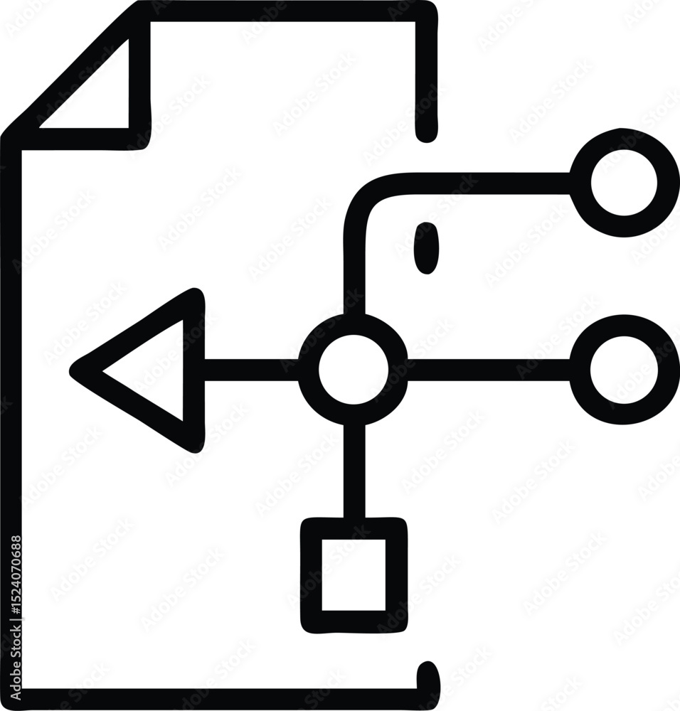 Poster icon of a file switch button isolated on white background