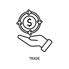 Icon a trade, isolated against a clean background.