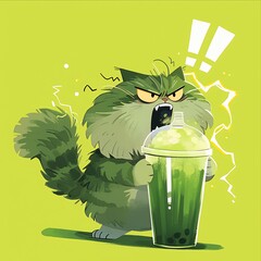 cat and celery smoothie