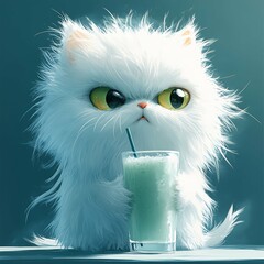 cat and celery smoothie
