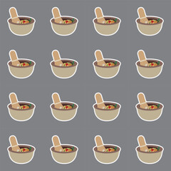 Alternative Medicine icons pattern illustration
