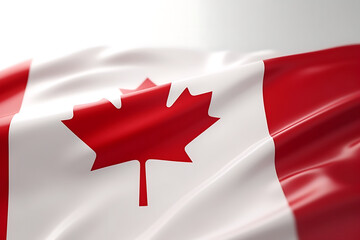 Canada Flag Red Maple Leaf and White