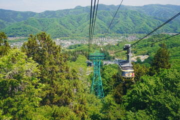 Chichibu Hodosan Ropeway in Saitama, Japan - 日本 埼玉県 秩父 長瀞 宝登山ロープウェイ 