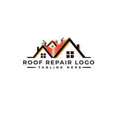 Construction Business Logo Design Vector Template