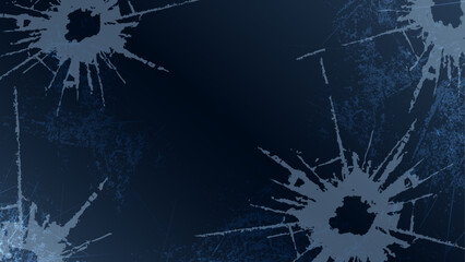 ひび割れたガラス風グランジ背景
