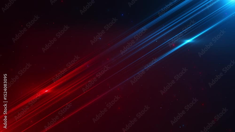 Poster wave motion of surfaces made of lines wave animation on black background. abstract concept of audio 